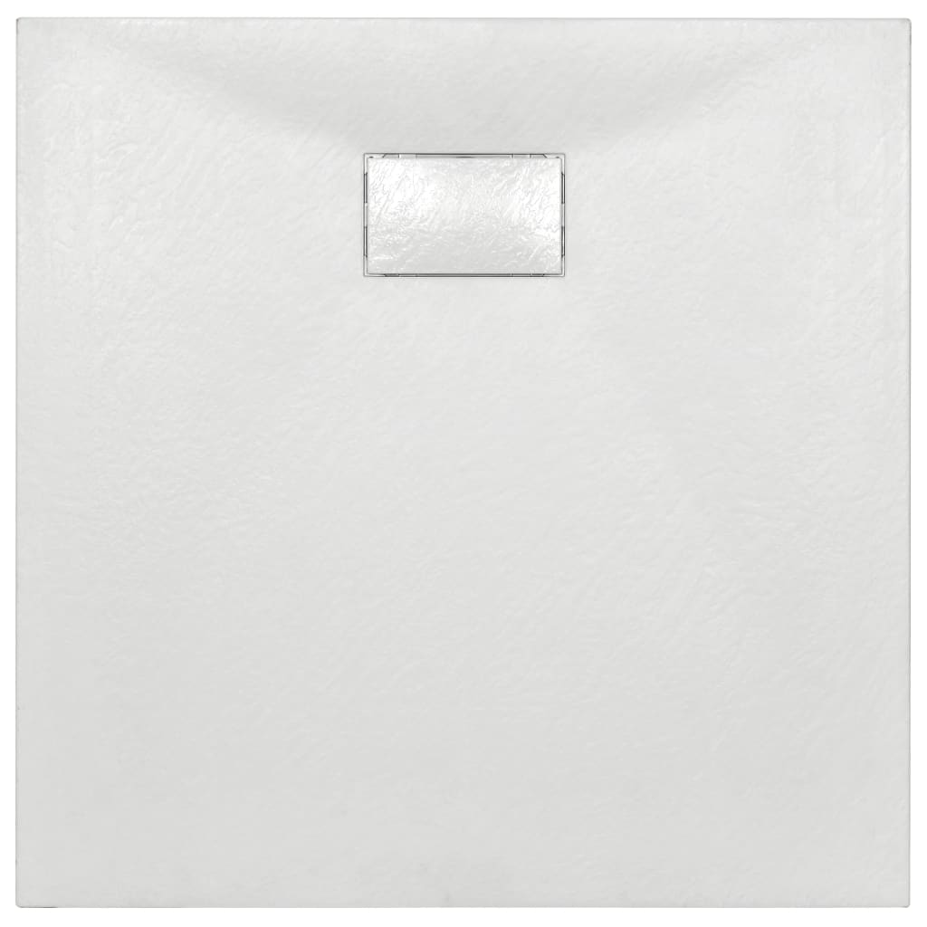 brusekar SMC 90 x 90 cm hvid