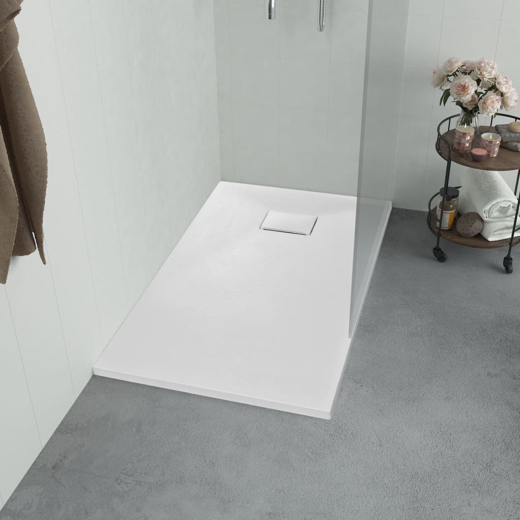 brusekar SMC 90 x 90 cm hvid
