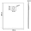 brusekar SMC 100 x 80 cm sort