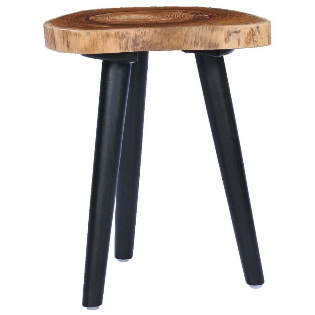 sofabord 40 x 45 cm massivt teaktræ