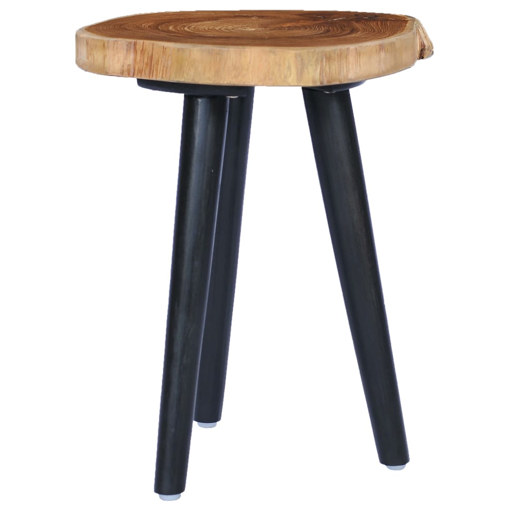 sofabord 40 x 45 cm massivt teaktræ