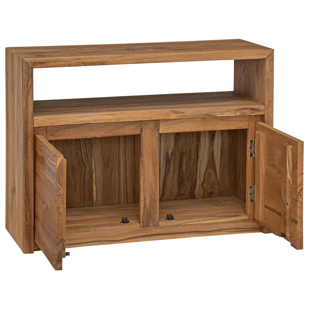 skænk 80x30x60 cm massivt teaktræ