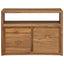 skænk 80x30x60 cm massivt teaktræ