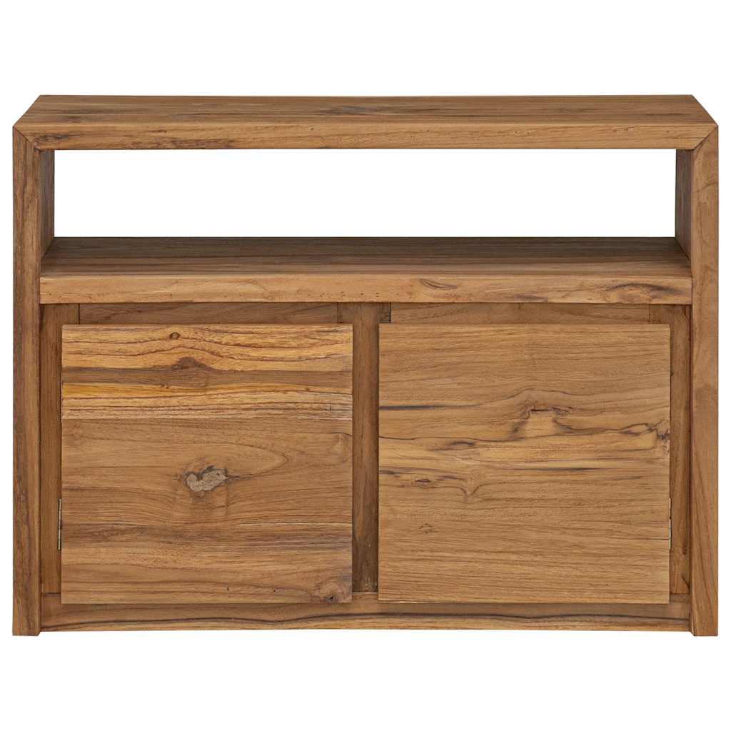 skænk 80x30x60 cm massivt teaktræ