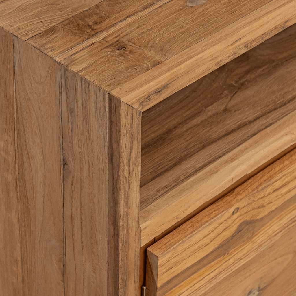 skænk 80x30x60 cm massivt teaktræ