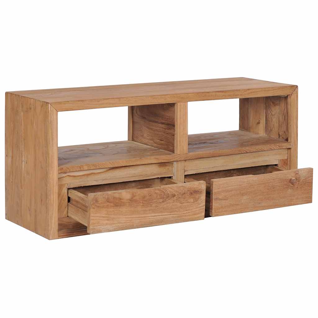 tv-skab 90x30x40 cm massivt teaktræ