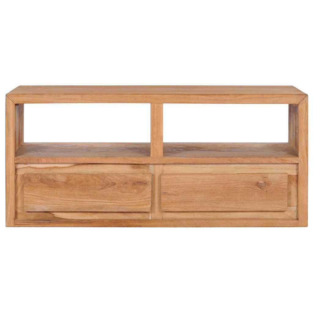 tv-skab 90x30x40 cm massivt teaktræ