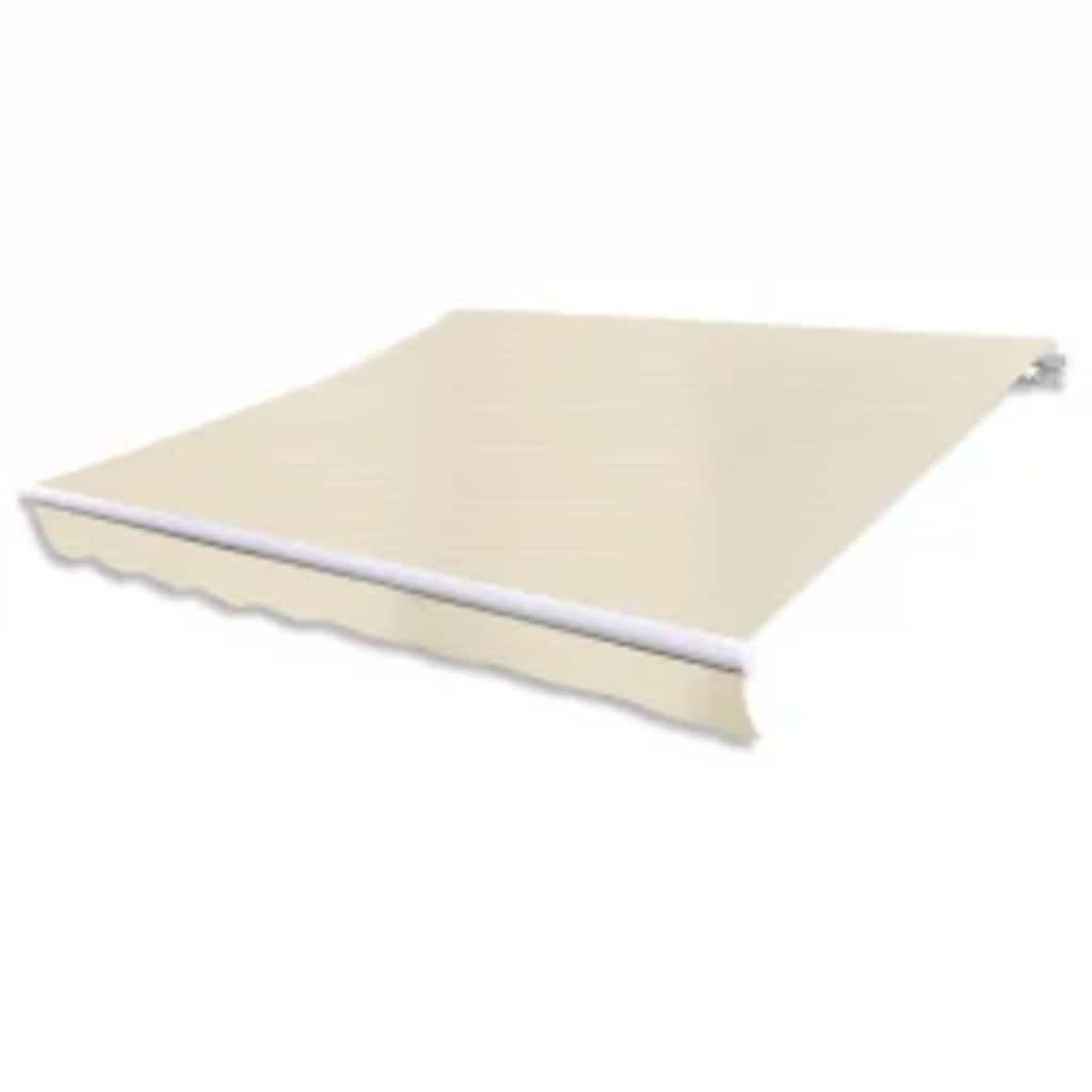 foldemarkise motoriseret 600 cm cremefarvet