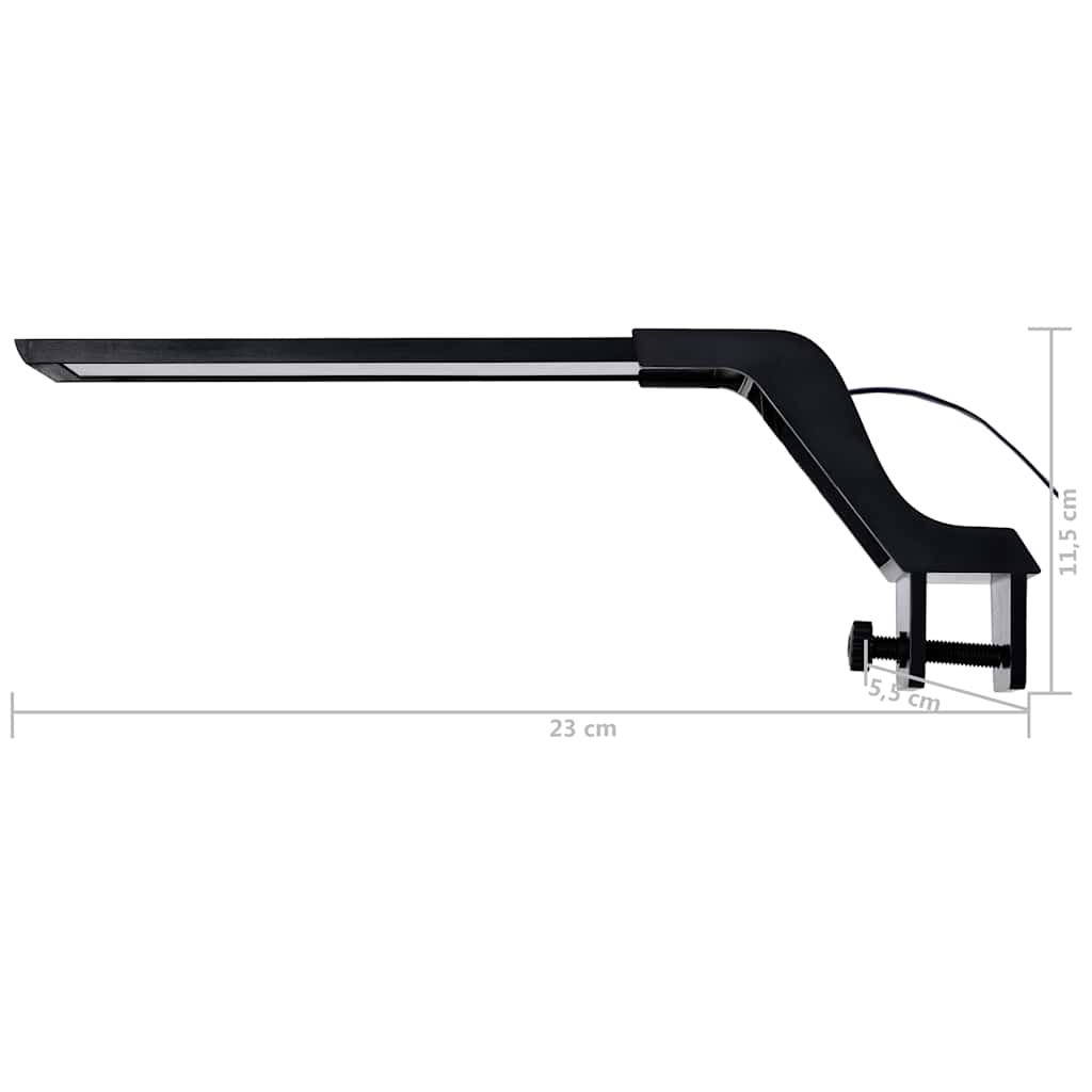 LED-lampe til akvarium med klemme 25-45 cm blå og hvid