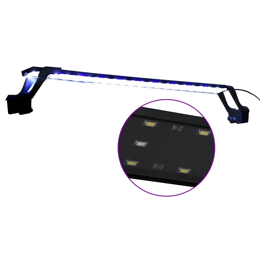 LED-lampe til akvarium med klemmer 75-90 cm blå og hvid