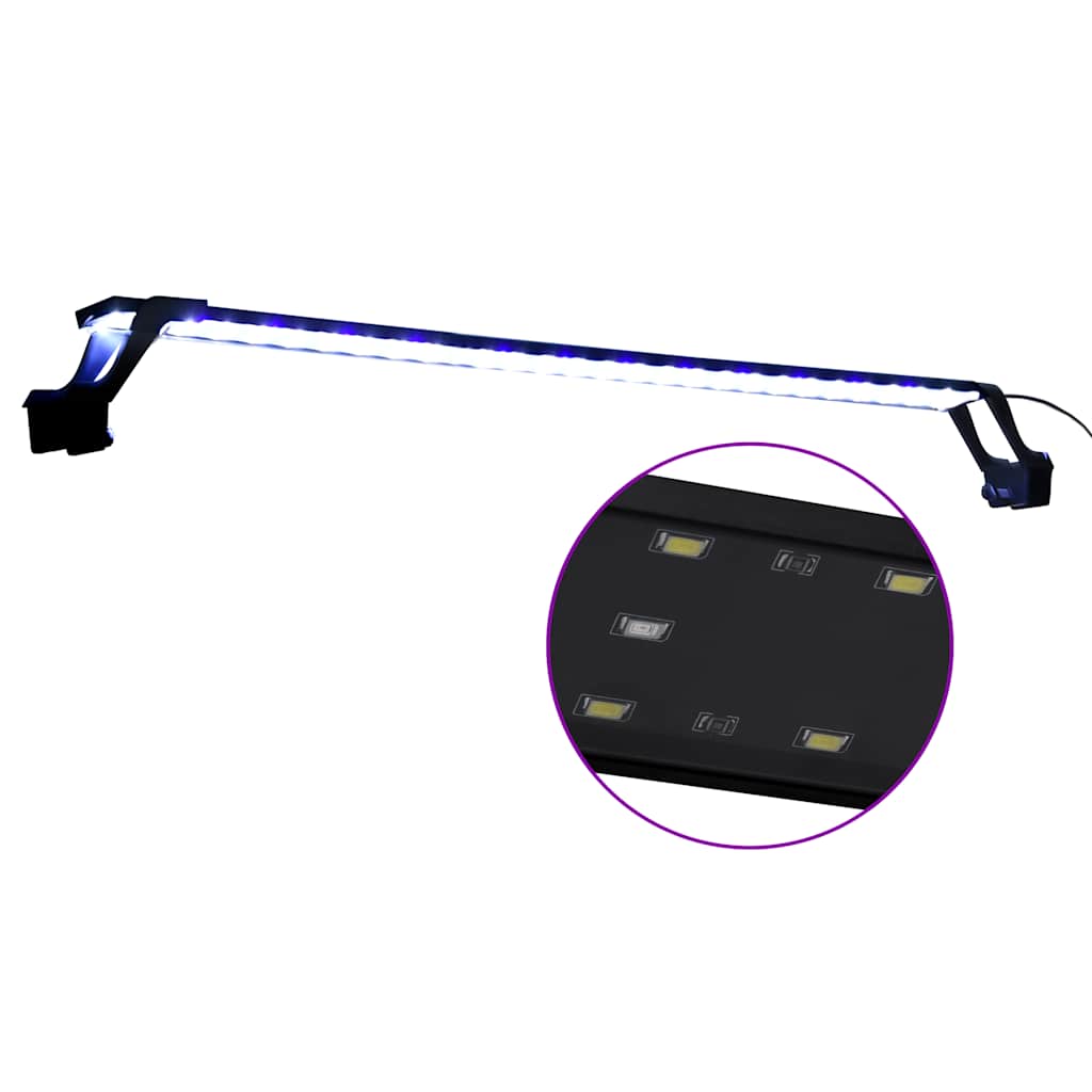 LED-lampe til akvarium med klemmer 90-105 cm blå og hvid