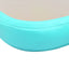 oppustelig gymnastikmåtte med pumpe 400 x 100 x 10 cm PVC grøn