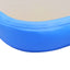 oppustelig gymnastikmåtte med pumpe 800 x 100 x 10 cm PVC blå