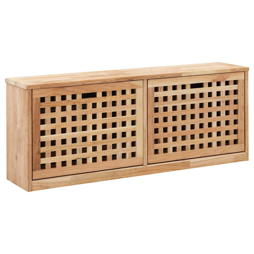 skobænk 94 x 20 x 38 cm massivt valnøddetræ