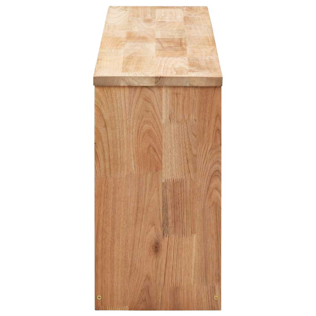 skobænk 94 x 20 x 38 cm massivt valnøddetræ