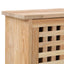 skoskab 55x20x104 cm massivt valnøddetræ