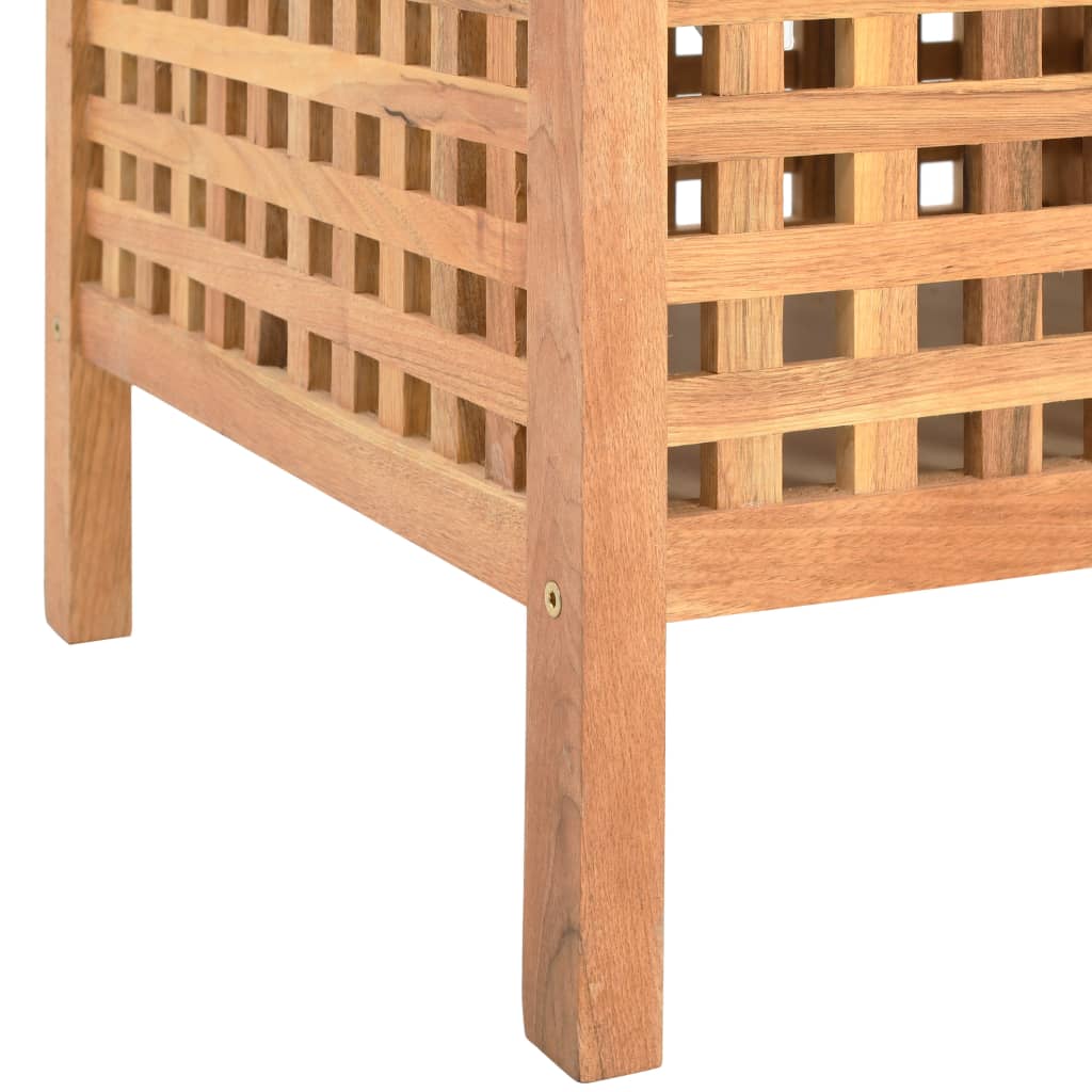 opbevaringsbænk 93 x 49 x 49 cm massivt valnøddetræ