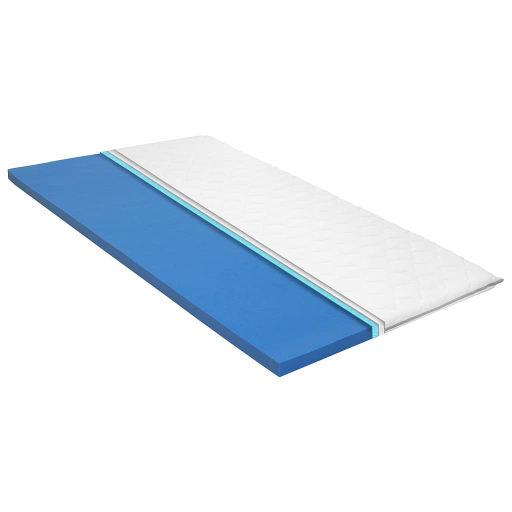 topmadras 90 x 200 cm viscoelastisk memoryskum 6 cm