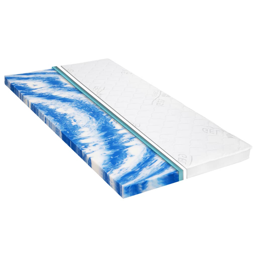 topmadras 90 x 200 cm gelskum 7 cm