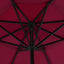 haveparasol m. transportabel fod rød
