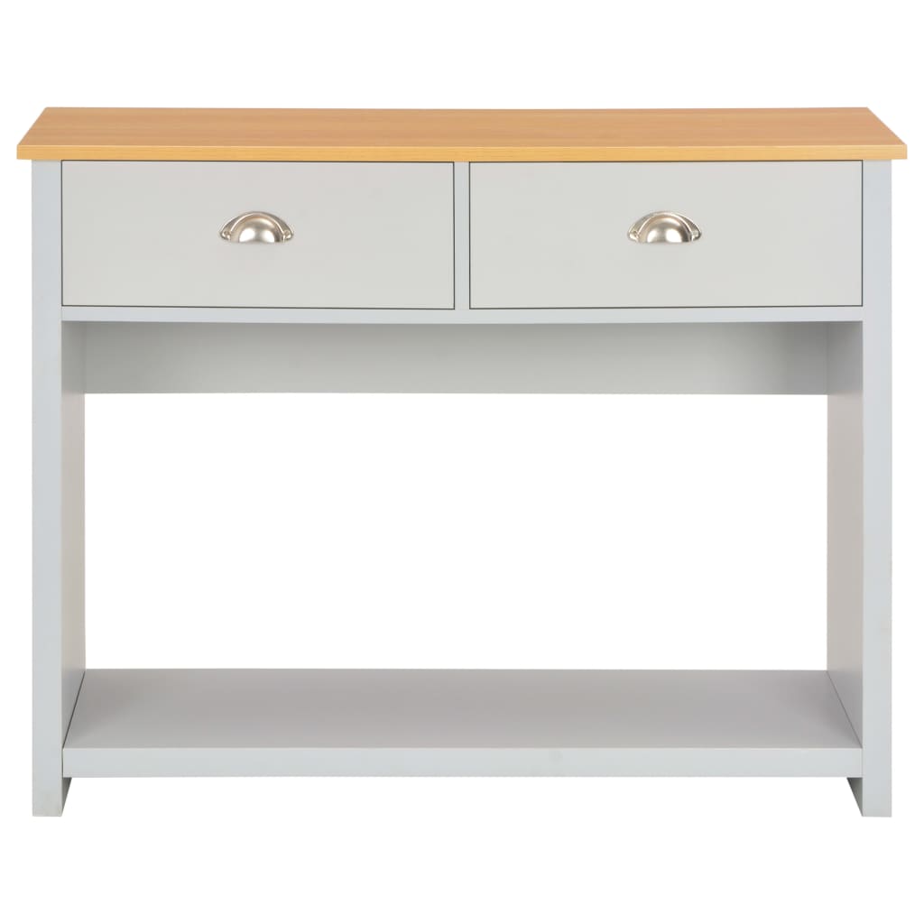 konsolbord 97x35x76 cm grå