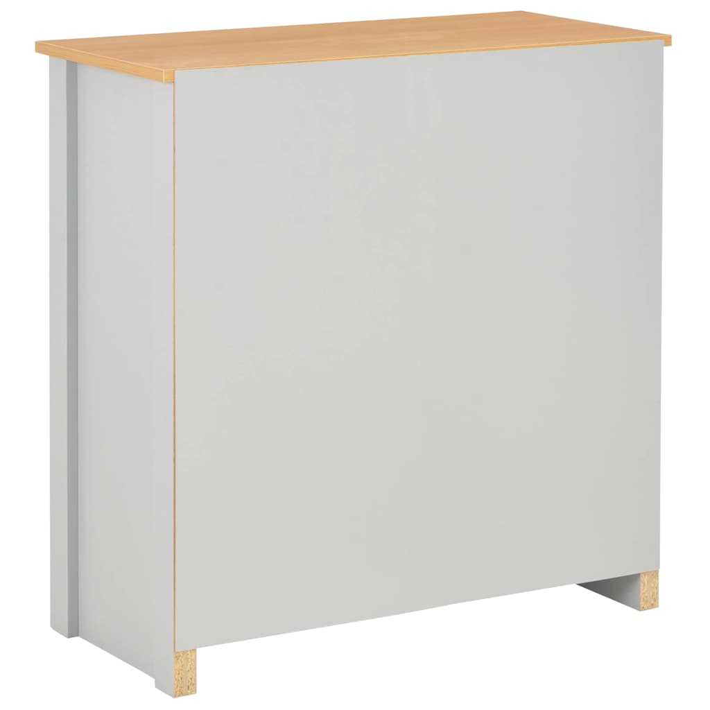 skænk 79x35x81 cm grå