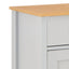 skænk 79x35x81 cm grå