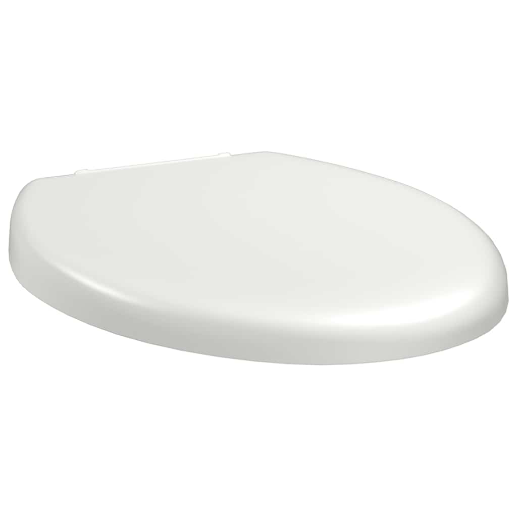 toiletsæde med soft-close og quick release-design hvid