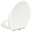 toiletsæde med soft-close og quick release-design hvid