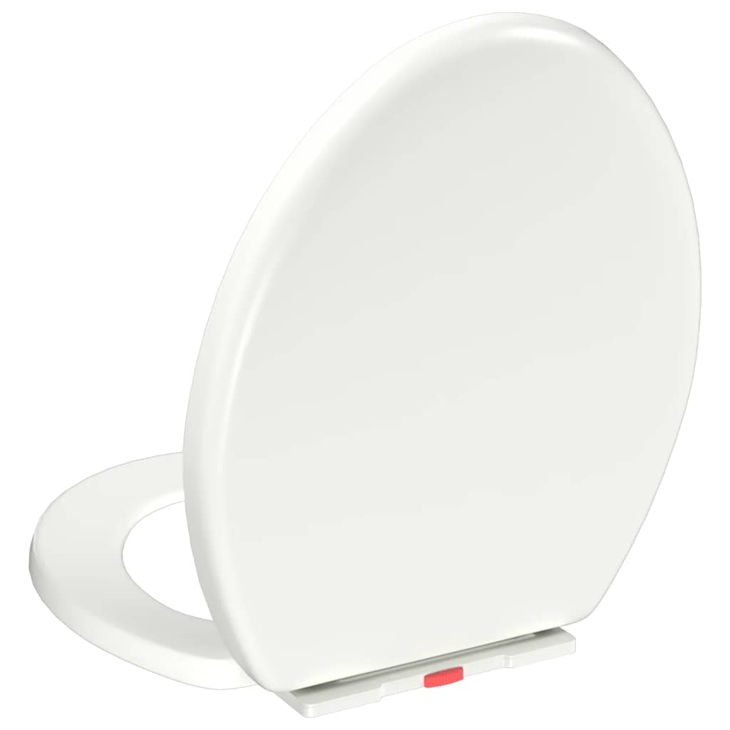 toiletsæde med soft-close og quick release-design hvid