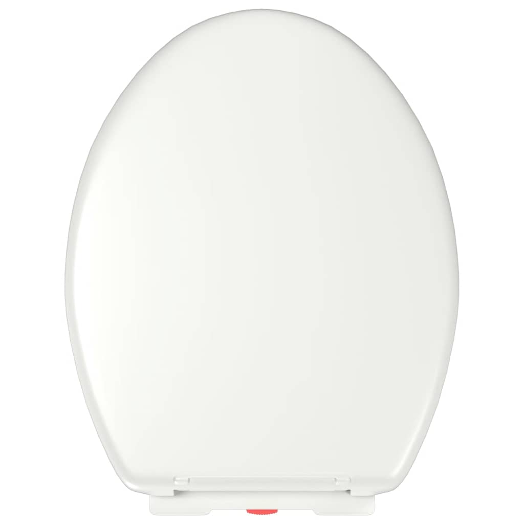 toiletsæde med soft-close og quick release-design hvid