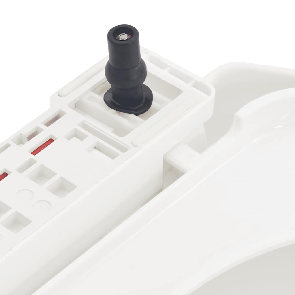 toiletsæde med soft-close og quick release-design hvid