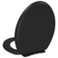 toiletsæde med soft-close og quick release-design sort