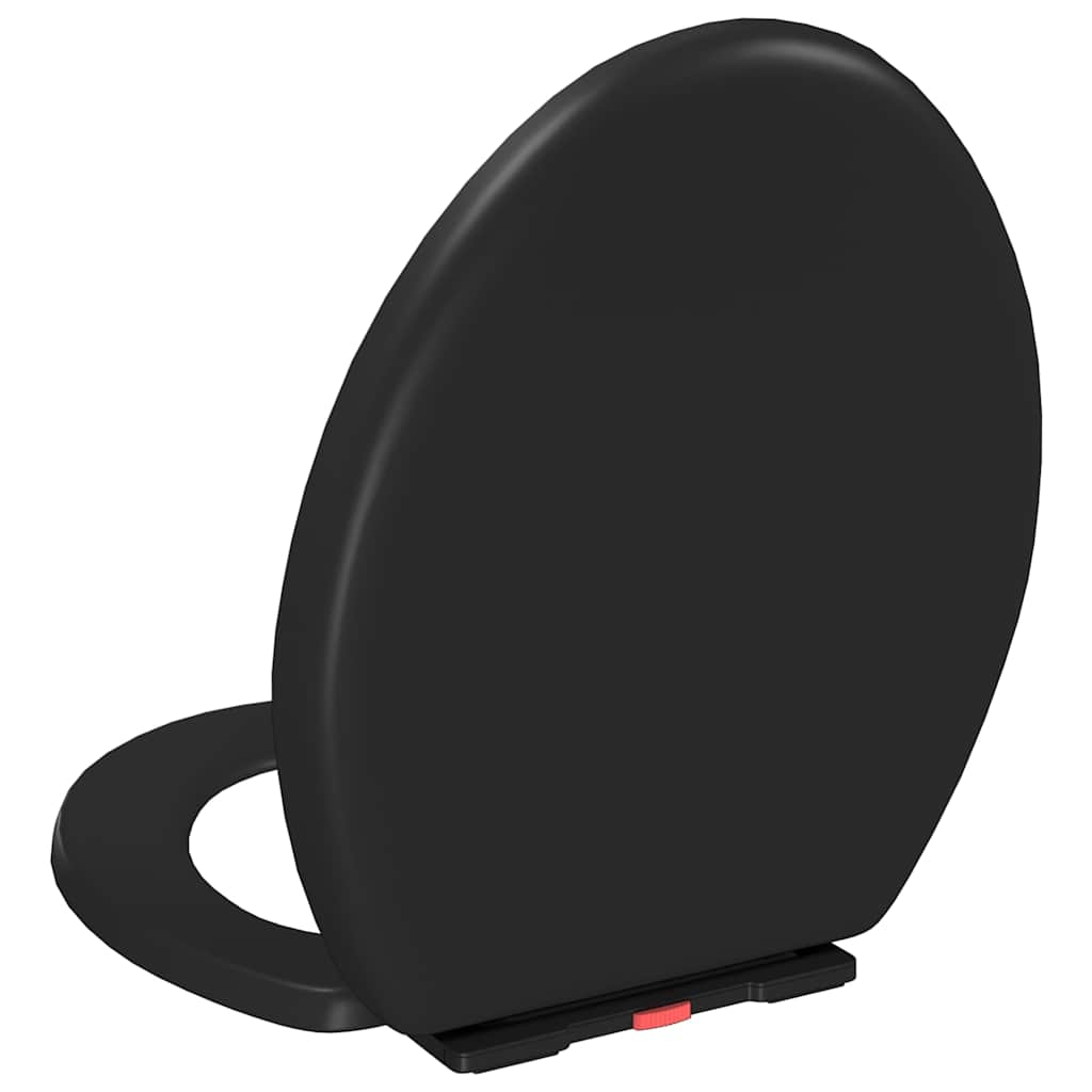 toiletsæde med soft-close og quick release-design sort