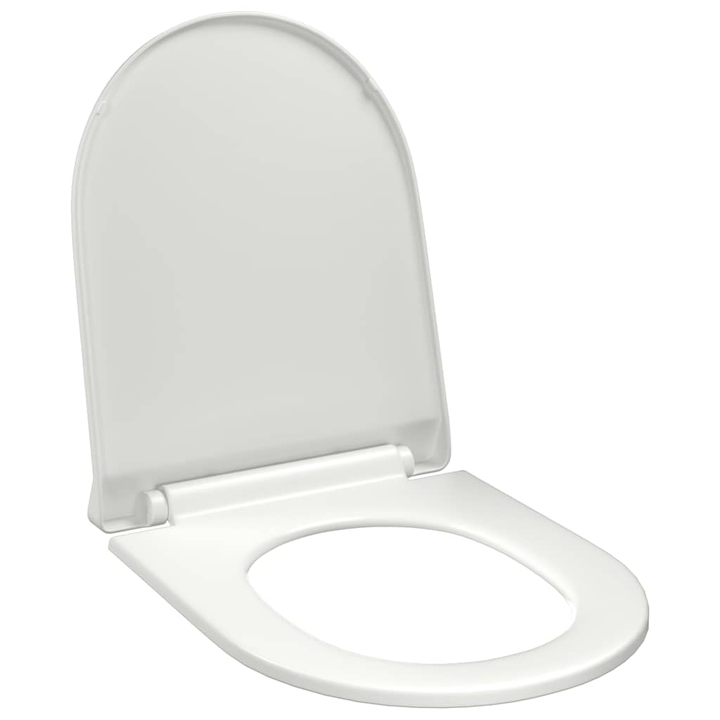 toiletsæde med soft-close og quick release-design hvid
