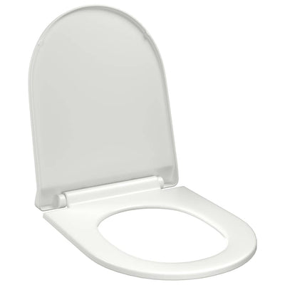 toiletsæde med soft-close og quick release-design hvid