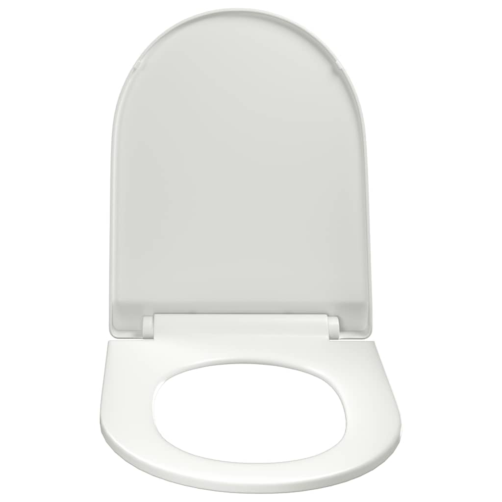 toiletsæde med soft-close og quick release-design hvid