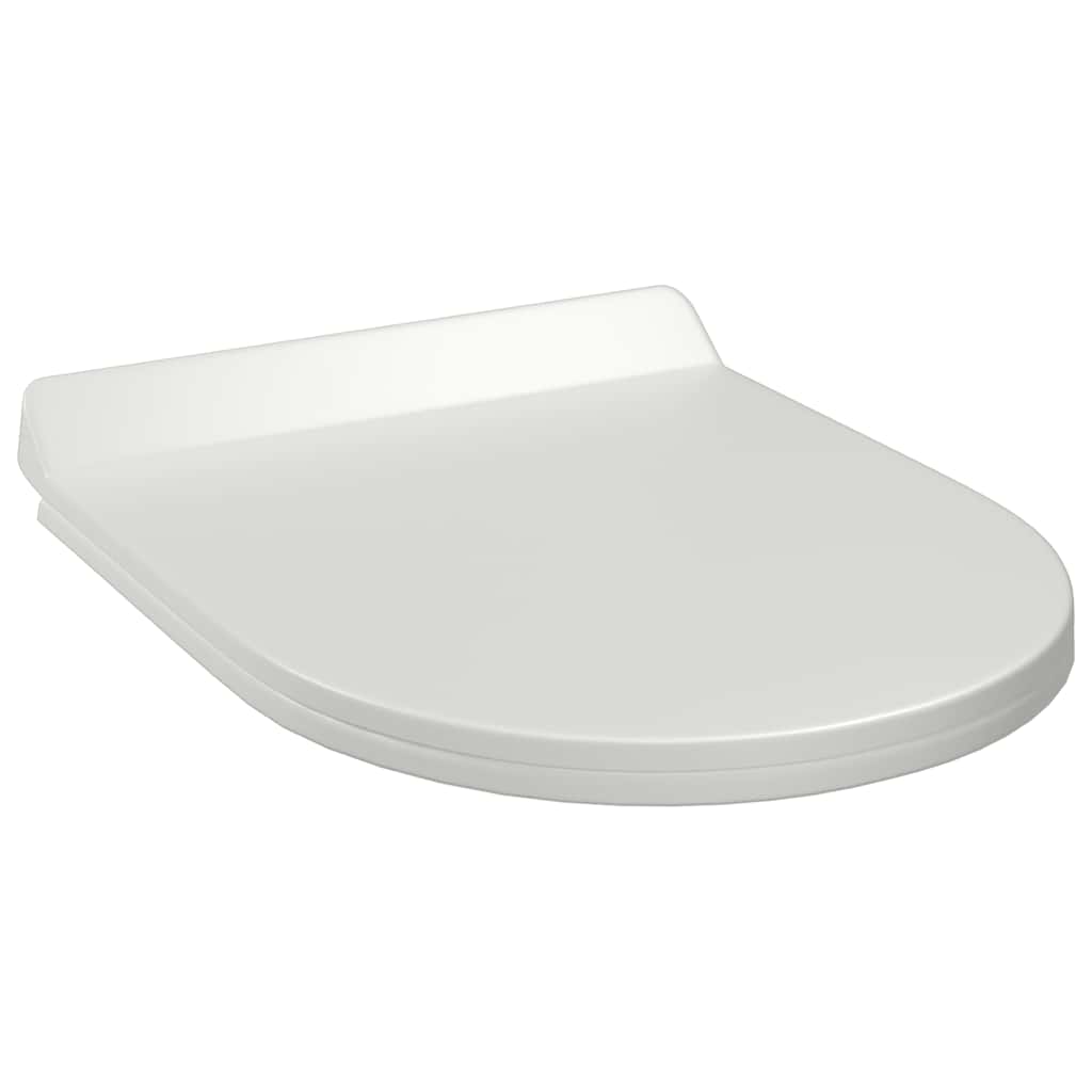 toiletsæde med soft-close og quick release-design hvid