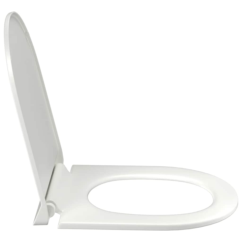 toiletsæde med soft-close og quick release-design hvid