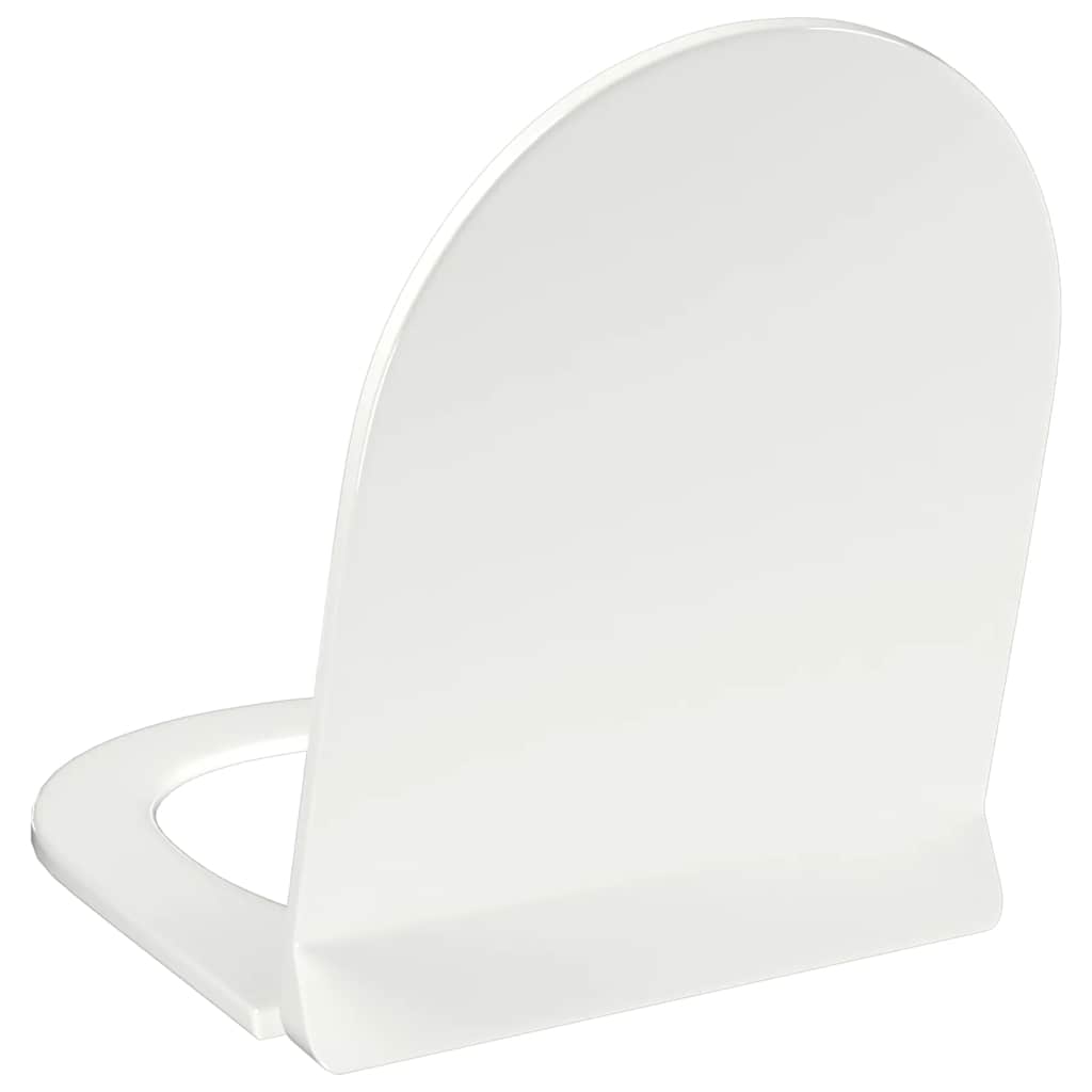 toiletsæde med soft-close og quick release-design hvid