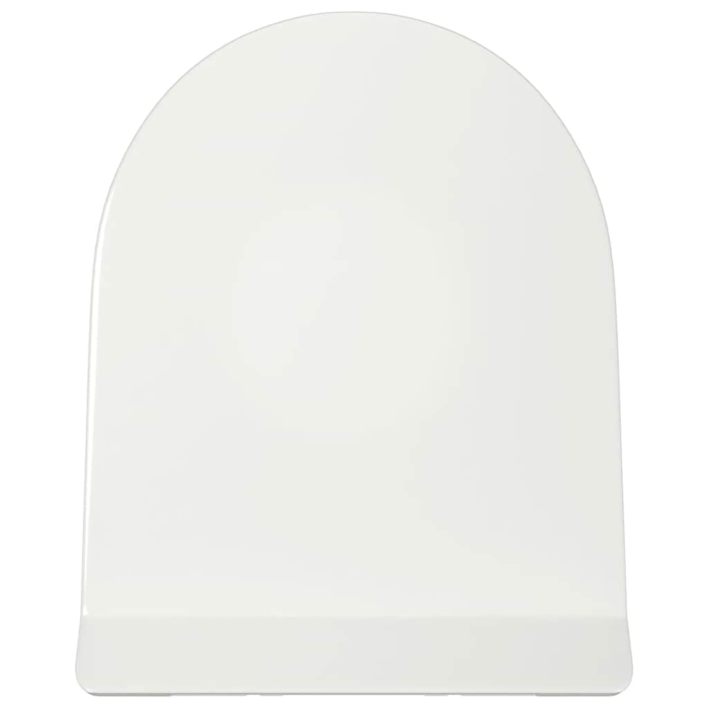 toiletsæde med soft-close og quick release-design hvid
