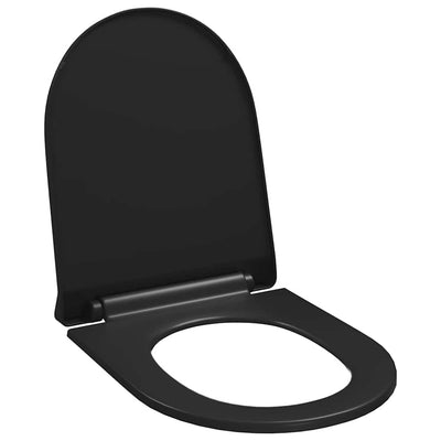 toiletsæde med soft-close og quick release-design sort
