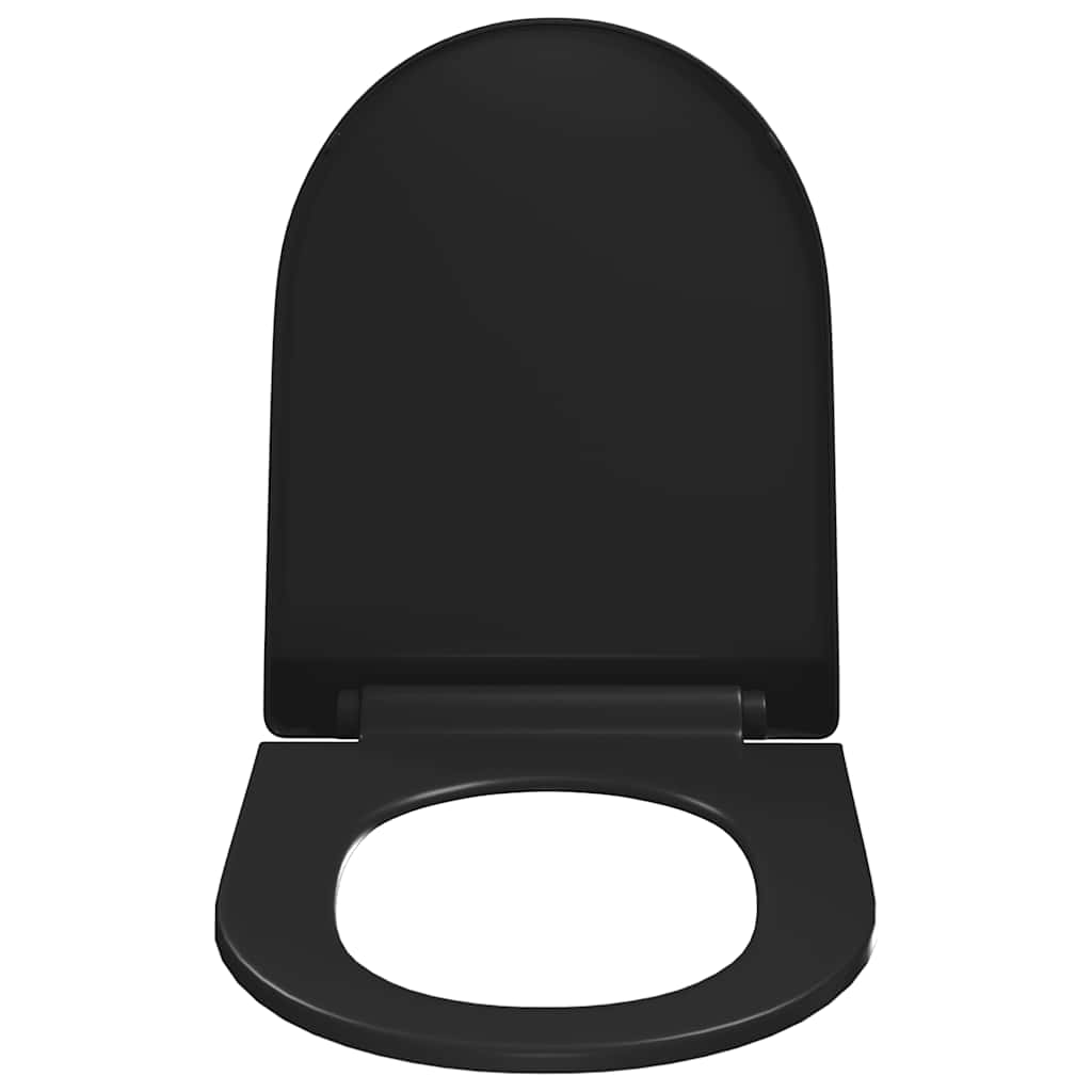 toiletsæde med soft-close og quick release-design sort