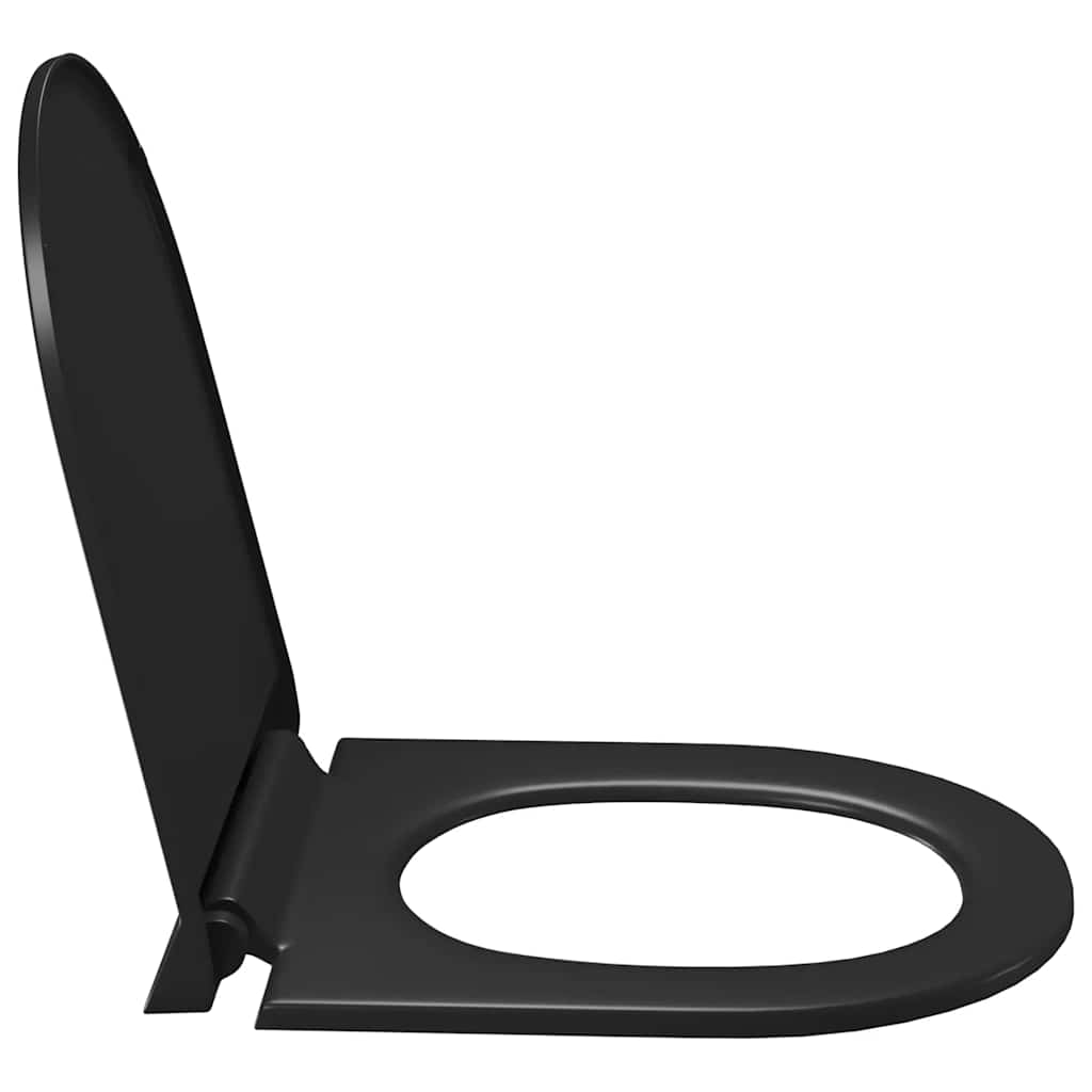 toiletsæde med soft-close og quick release-design sort