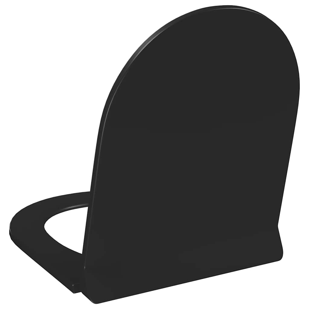 toiletsæde med soft-close og quick release-design sort