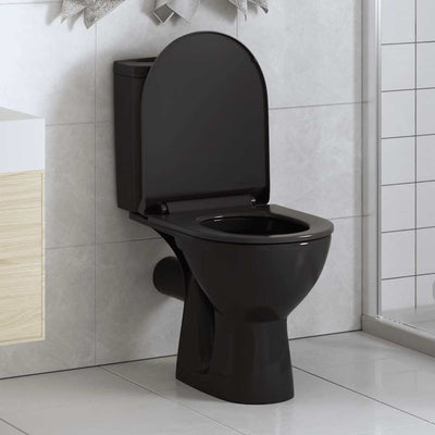 toiletsæde med soft-close og quick release-design sort