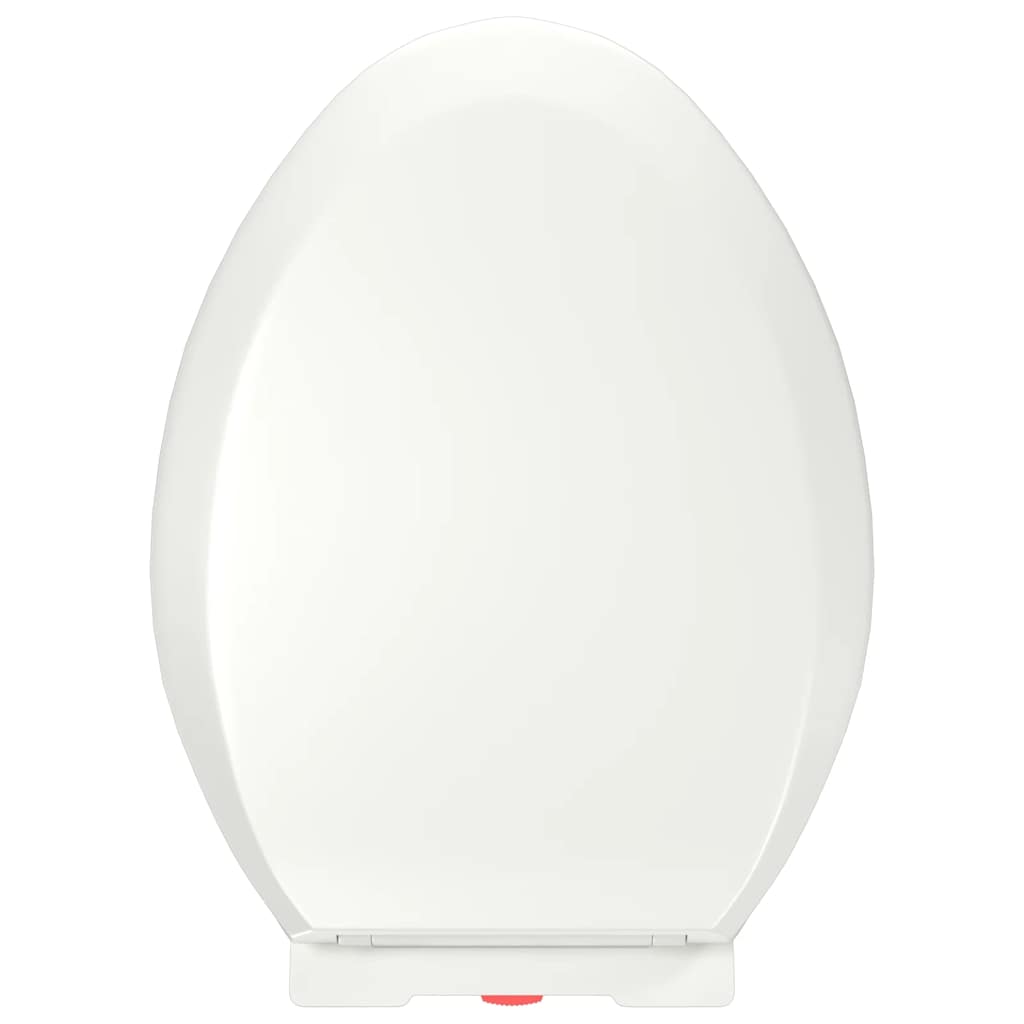 toiletsæde med soft-close og quick release-design hvid