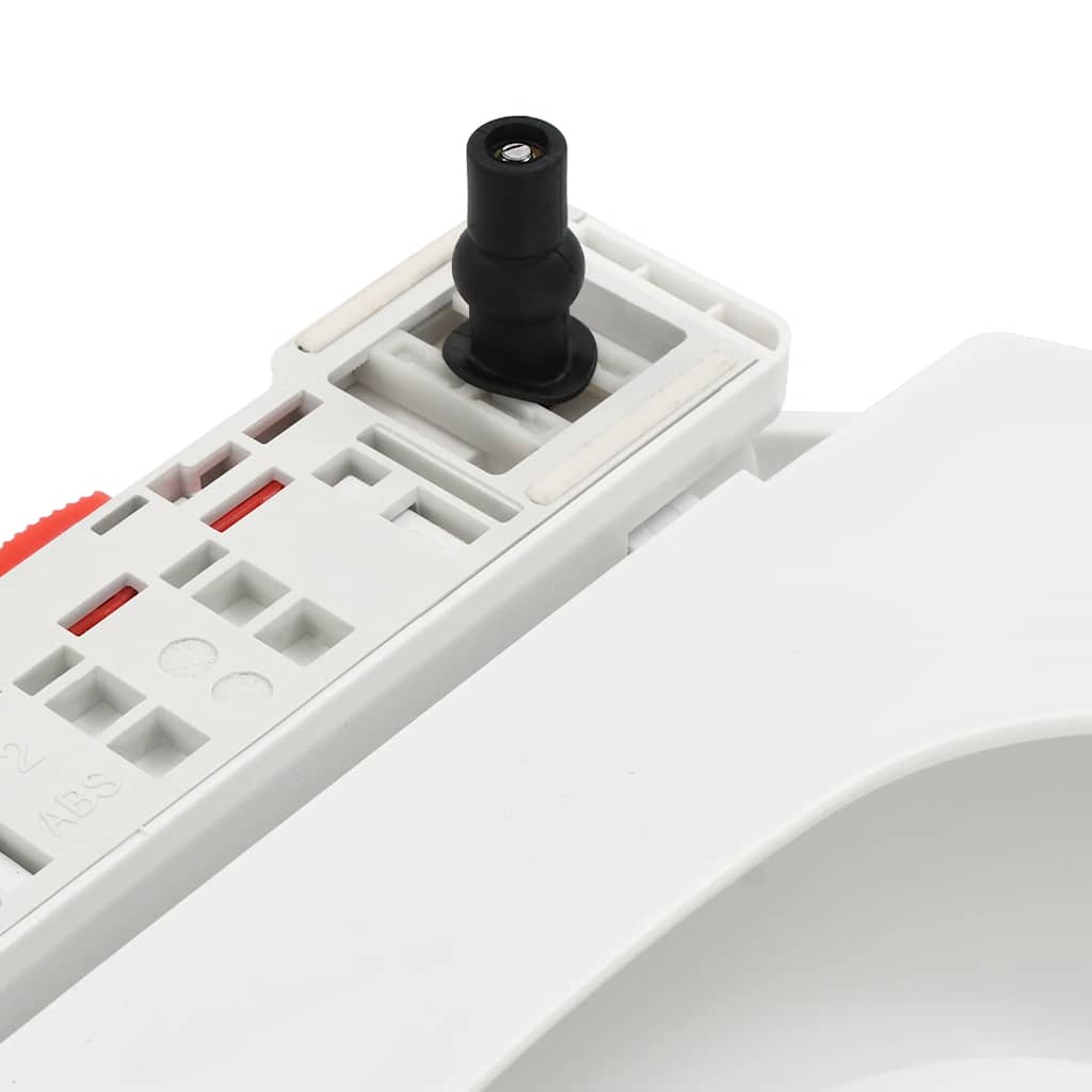 toiletsæde med soft-close og quick release-design hvid