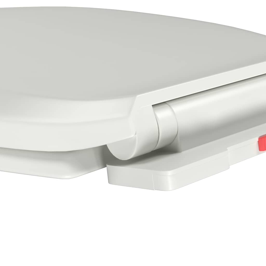 toiletsæde med soft-close og quick release-design hvid