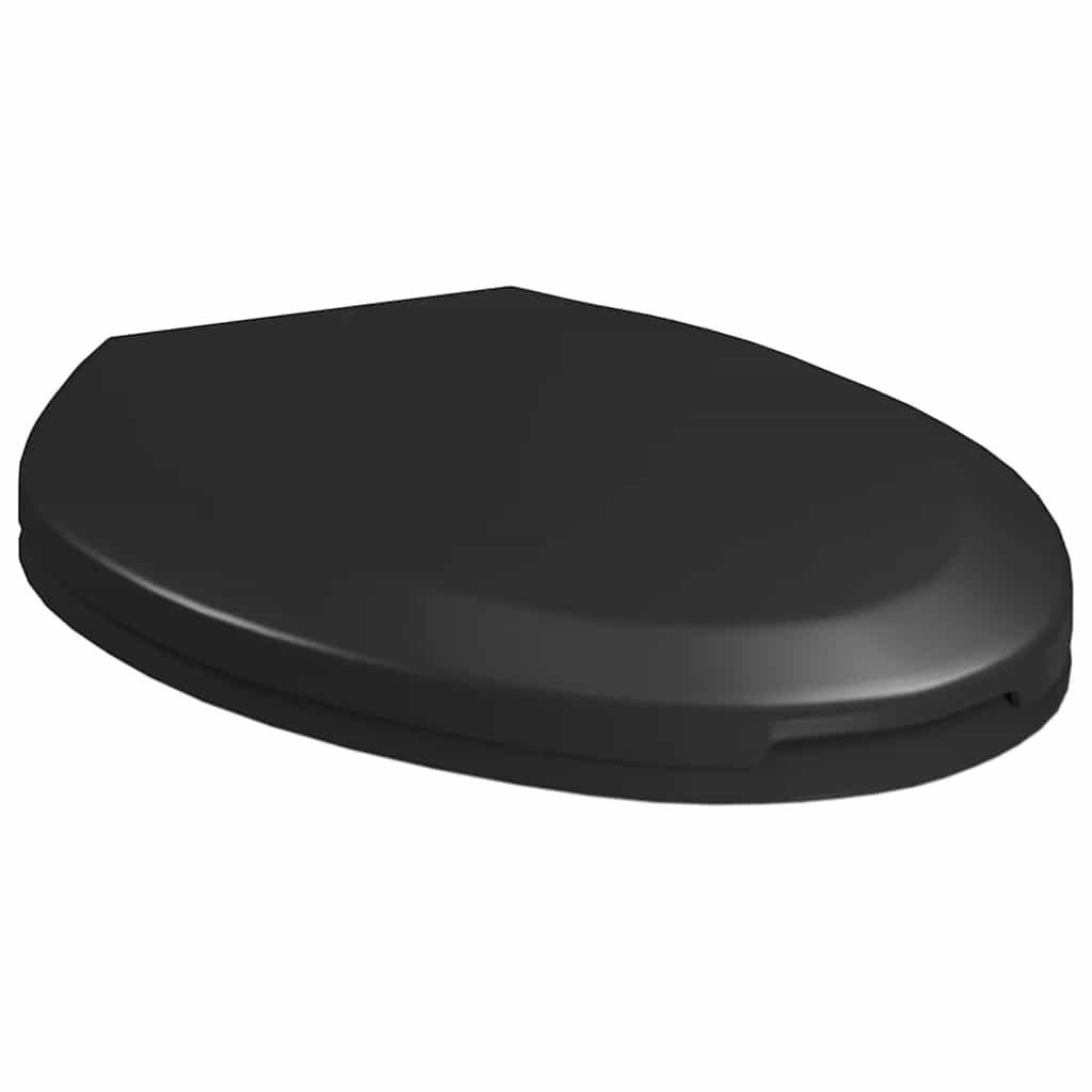 toiletsæde med soft-close og quick release-design sort